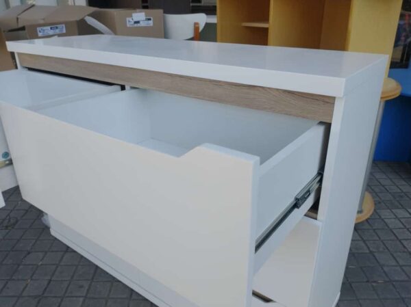 Comoda Chiffonier Laqueada Con 6 Cajones Duna- 110-80-38