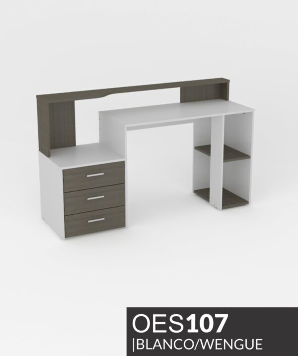 Escritorio Organizador Con 3 Cajones 150 X 90 X 45- Oes 107