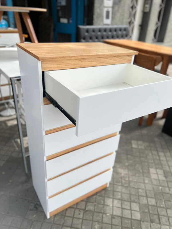 Cajonera Chifonier 6 Cajones. Laqueado Paraiso 120 X 60 X 38