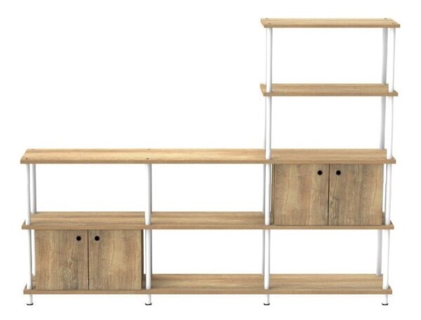 D_776064-MLA47186316429_082021-F.jpg Biblioteca Estanteria 4 Puertas- Estantes. 192 X 147 G 01