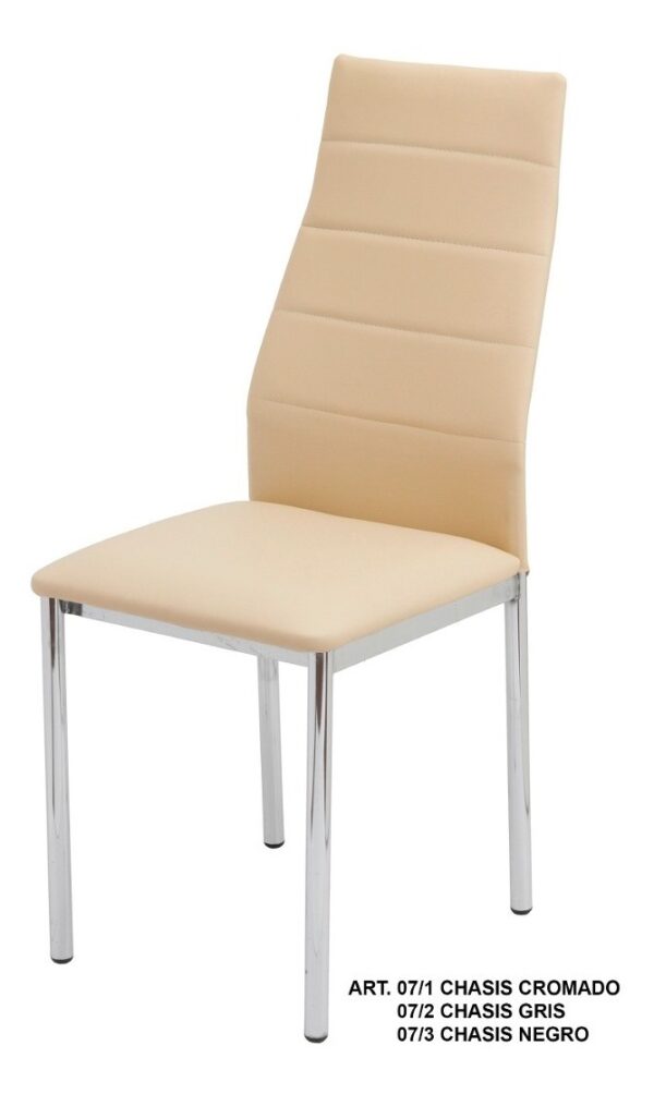 D_776279-MLA31114061828_062019-F.jpg Juego Cocina Comedor Mesa 1.40 + 6 Sillas Cromada Capri Co2