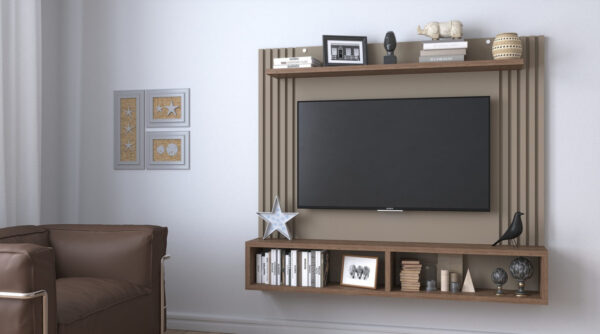 D_776452-MLA79195581782_092024-F.jpg Panel Varillado Con 2 Nichos Y Estante. Para Tv De 43 Dro01