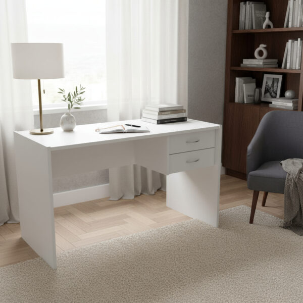 Mesa Escritorio Pc- 2 Cajones Melamina 18 Mm. 120cm Cod 901