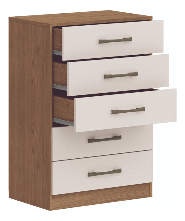 Cajonera Chifonier 5 Cajones. Solution- 4005 Castro Moveis
