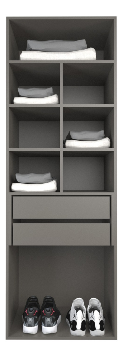 D_778097-MLA77120078263_062024-F.jpg Modulo Interior De Placard, 2 Cajones, Estantes Cod. 6506