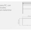 D_779534-MLA31015805287_062019-F.jpg Mesa Para Pc Computacion. 85 X 73 X 45. Cod. 8000