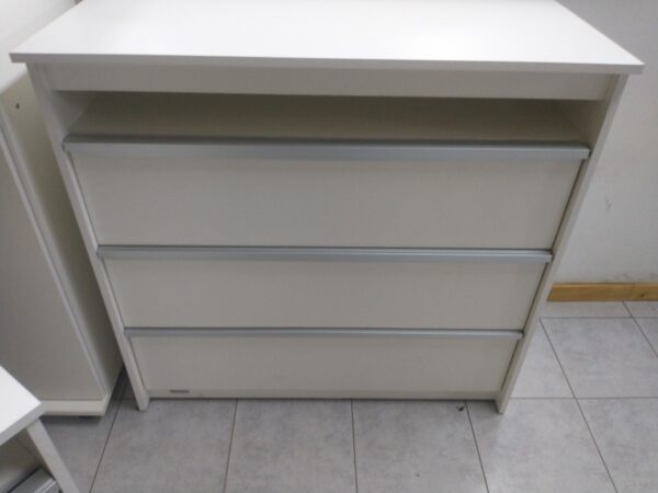 D_780413-MLA49772243015_042022-F.jpg Comoda Chiffonier 3 Cajones 90 X 91 X 42. Melamina- Alu 3c
