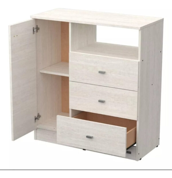 Cajonera Comoda 3 Cajones + 1 Puerta Dakar Zero. Cod. 56865