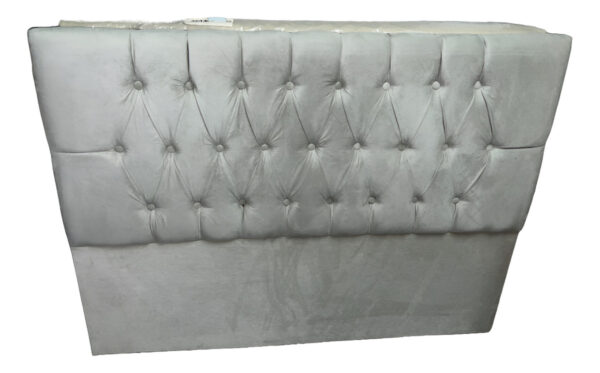 D_784043-MLA83738957072_042025-F.jpg Respaldo P- Sommier Tapizado Capitone 160 X 120- Color Gris