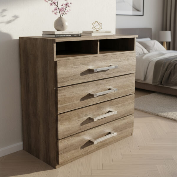 D_786881-MLA95620585588_102025-F.jpg Comoda Cajonera Chiffonnier 4 Cajones. Dl 255. 86 Cm. Ancho