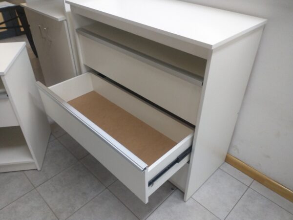 D_789427-MLA49772227039_042022-F.jpg Comoda Chiffonier 3 Cajones 90 X 91 X 42. Melamina- Alu 3c