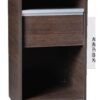 Mesa De Luz- 1 Estante- 1 Cajon 69 X 40 X 40. Melamina-