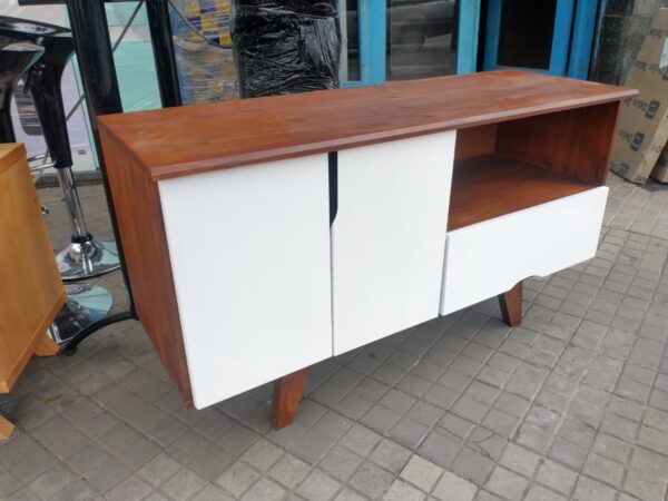 Rack Mesa Para Led 2 Puertas, 1 Caj. Escandinava- Cod. 151