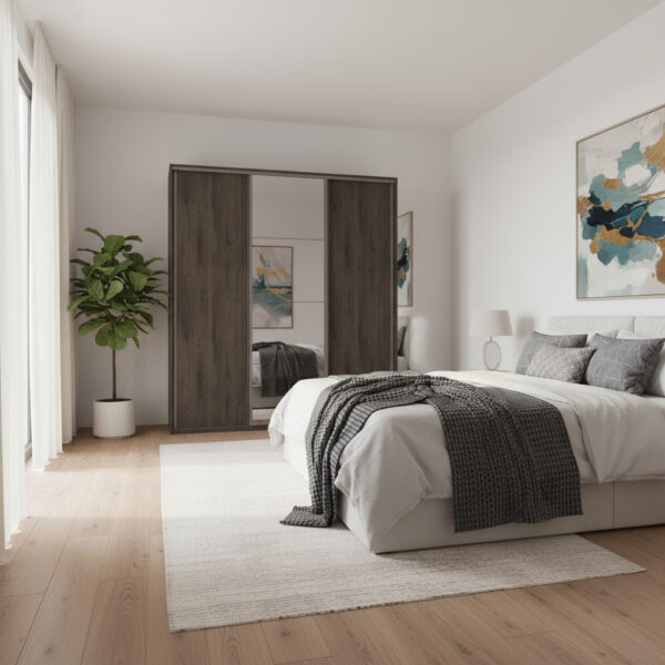 Ropero Placard 3 Ptas Corredizas 1.83 X 2.10 X 0.58 Dle 363