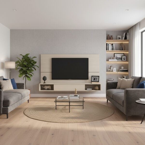 D_795903-MLA93349332870_092025-F.jpg Panel Rack Para Tv Led 55 Flotante 150 X 90- Dl 842