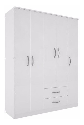 Excelente Placard Ropero 5 Puertas 1,42mts- Ab 5000