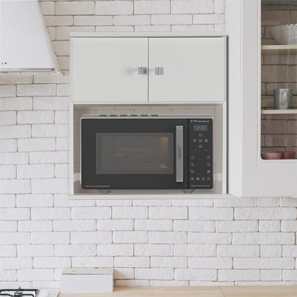 Alacena Porta Microondas Organizador 2 Puertas Mcr 060