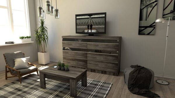 Bahiut Vajillero Tempo Max 1.80 X 1.02. Puertas Con Pistones