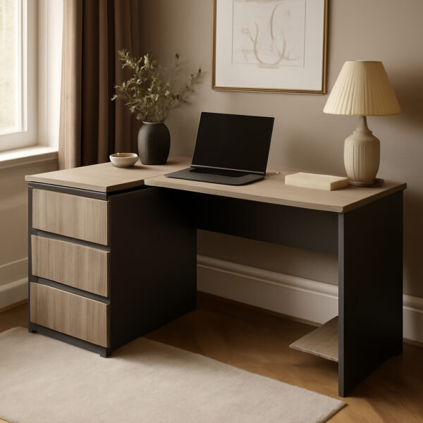 Escritorio Para Oficina Con Cajonera 1.50 X 0.70 3912- 7303