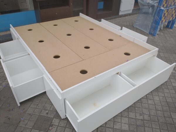 Base Box Para Sommier 6 Cajones P- Colchon 140-190. Cod. 608