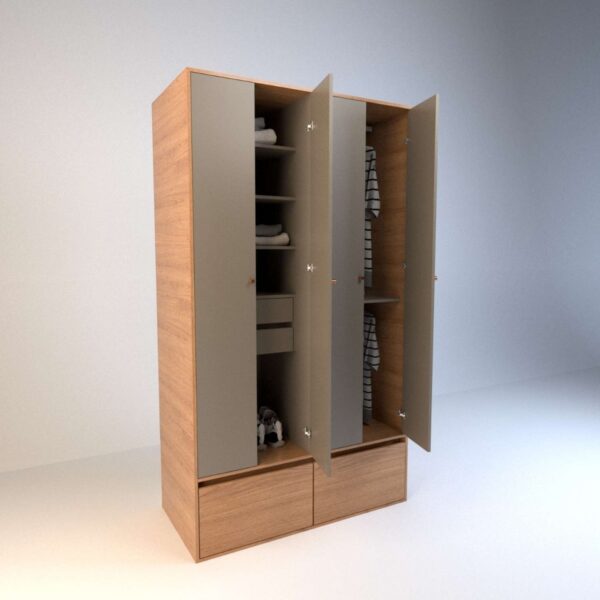 D_802211-MLA51264123877_082022-F.jpg Ropero Placard 4 Puertas, 2 Cajones. 1.20 X 2.12- Cod. 6006