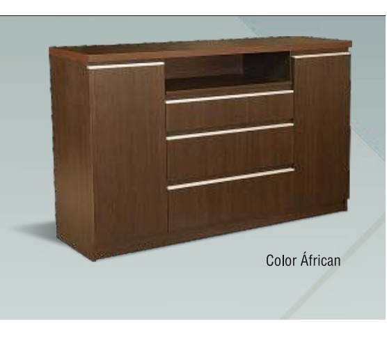 Rack Bahiut Vajillero Melamina Esenzia Alto 150 Cm. Cod. 356