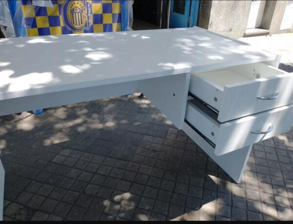 D_805044-MLA71897657481_092023-F.jpg Mesa Escritorio Pc- 2 Cajones Melamina 18 Mm. 120cm Cod 901