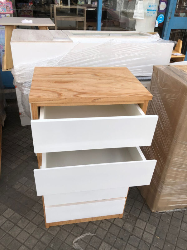 Cajonera Chifonier Comoda Paraiso Blanco 105 X 60 X 43