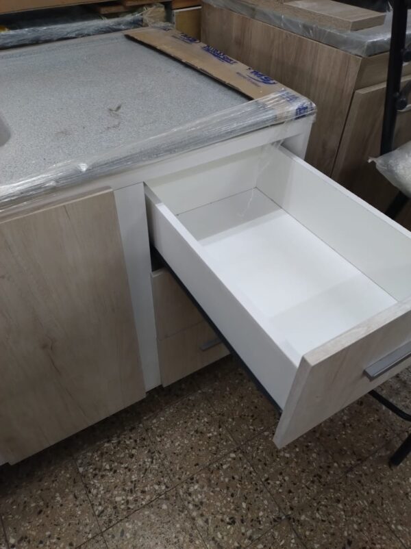 Bajo Mesada 2 Puertas, 3 Cajones- 120 X 80 X 60- Bru