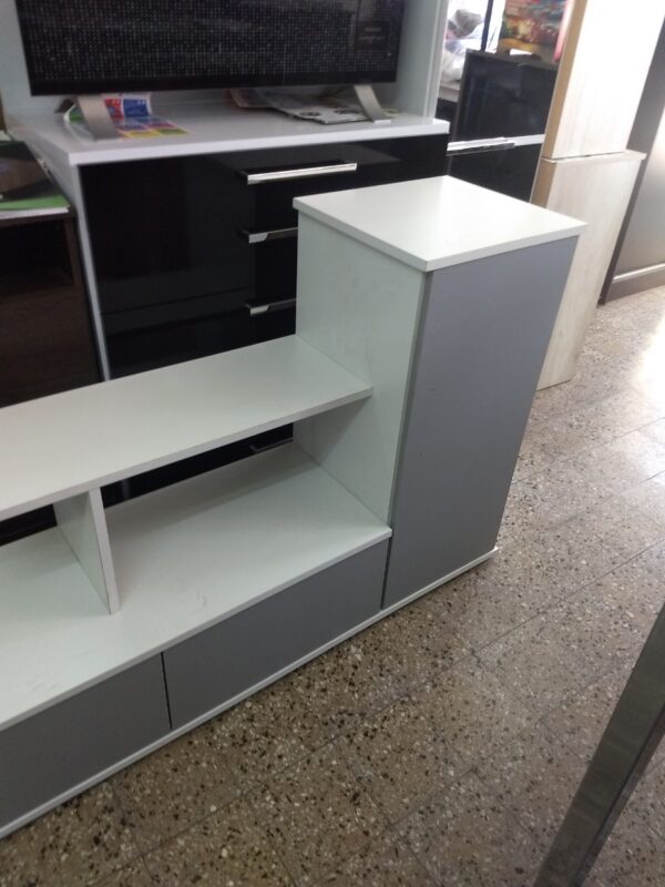 Rack Para Tv Led- Alabama- Melamina- 150 X 90- 2 Caj. 1 Pta