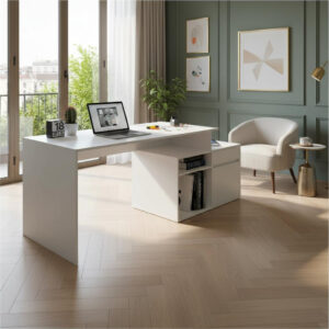 Escritorio Mesa De Pc Organizador Con Mueble Bajo Cod. 3048