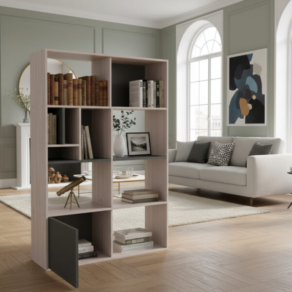 D_812723-MLA92846726372_092025-F.jpg Biblioteca Organizador Con Estantes 103 X 154 X 36- Obl 117