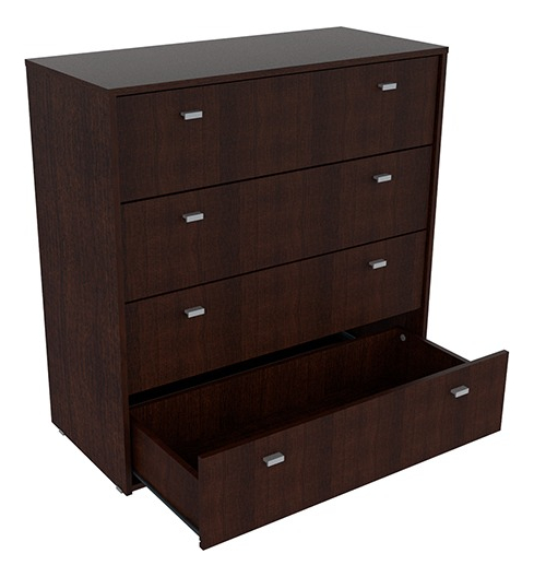 Comoda Cajonera Chifonier 4 Cajones 90 X 92 X 47. Nature