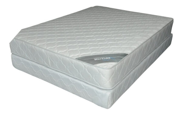 Conjunto Sommier Resortes Genova- 140 X 190 X 24- Con Base