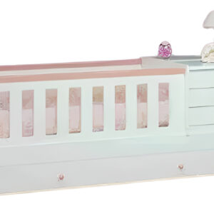 Dormitorio Infantil Cuna-carro-.ropero- Armario Mdf Laq.