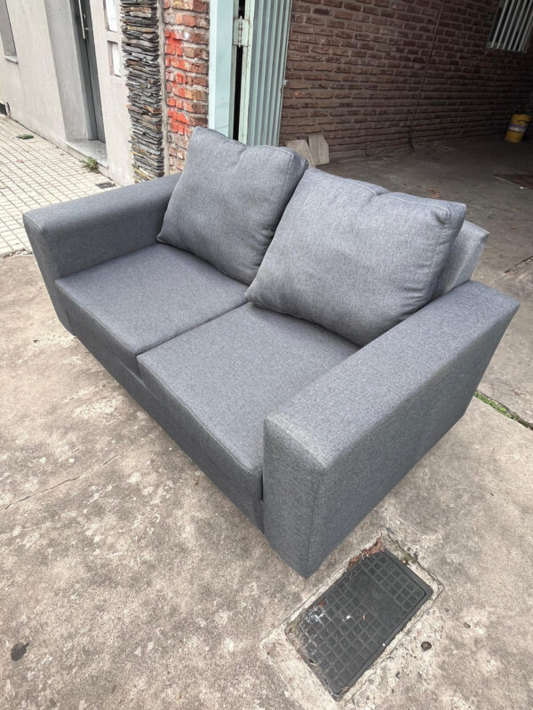 Sillón Living Recto 2 Cuerpos. Olivia- 1.60 X 0.85- Chenille