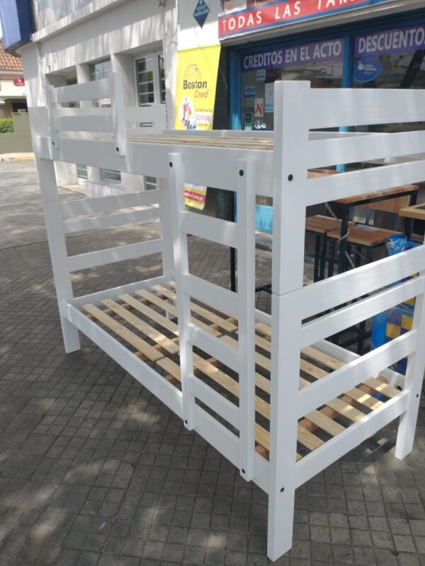 Cama Cucheta Desmontable Pino Lustrado Cod. 201 Pacifico