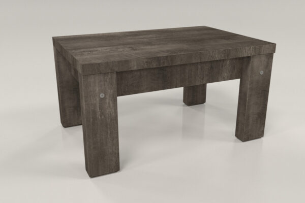 Mesa De Living Centro Doppia Doble Altura. Melamina 95- 65