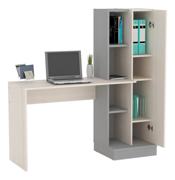 Escritorio Organizador Con Biblioteca 130 X 136 X 45 Oes 110