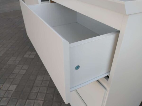 Comoda Chiffonier Laqueada Con 6 Cajones Prisma- 116-86-39