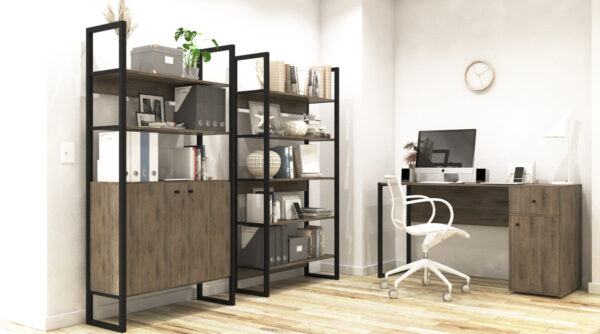 Biblioteca Estanteria Organizador Estructura De Caño- Dst 21