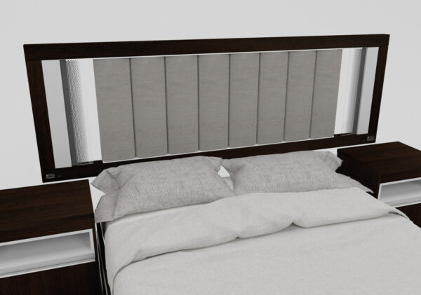 D_819442-MLA83883126655_042025-F.jpg Respaldo P- Sommier Tapizado Kyomu C/ Luz Led, Usb Y Vidrio