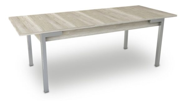 Mesa Cocina Comedor Extensible 140 A 185 X 0.90. B. Cromado