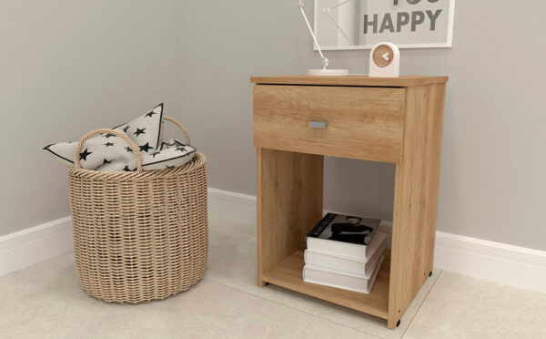 Mesa De Luz 1 Cajon, Espacio- 38 X 56 X 38- Cod. 56866