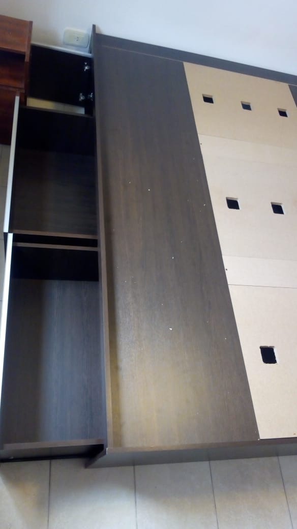 Cama Base Box Para Sommier- 160 X 200- 4 Cajones 2 Puertas