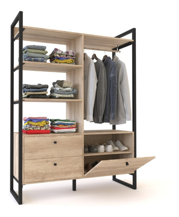 Ropero Armario Organizador Funcional Cajones, Puertas- Dst25