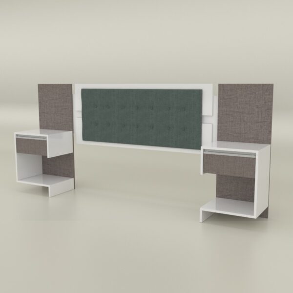 D_821476-MLA49737486498_042022-F.jpg Respaldo Para Sommier Con Mesa De Luz Flotantes- Flex