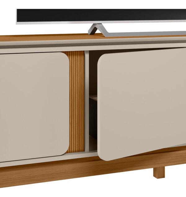 Rack Para Tv 70 Istambul Linea Brasil Detalles Redondeados