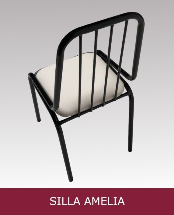 Sillas De Caño 1 Pulgadas- Respaldo De Caño- Amelia