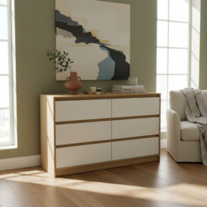 Comoda Cajonera 6 Cajones 120 X 75 X 40. Melamina. Cod. 839